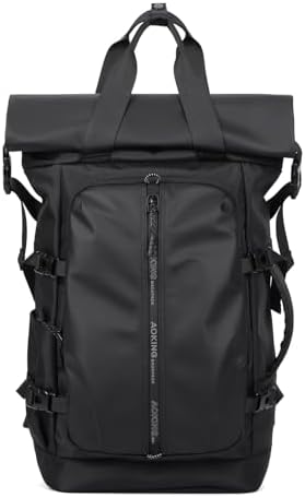 Amazon.com: Rolltop Backpack 30L, Lightweight Travel Backpack for